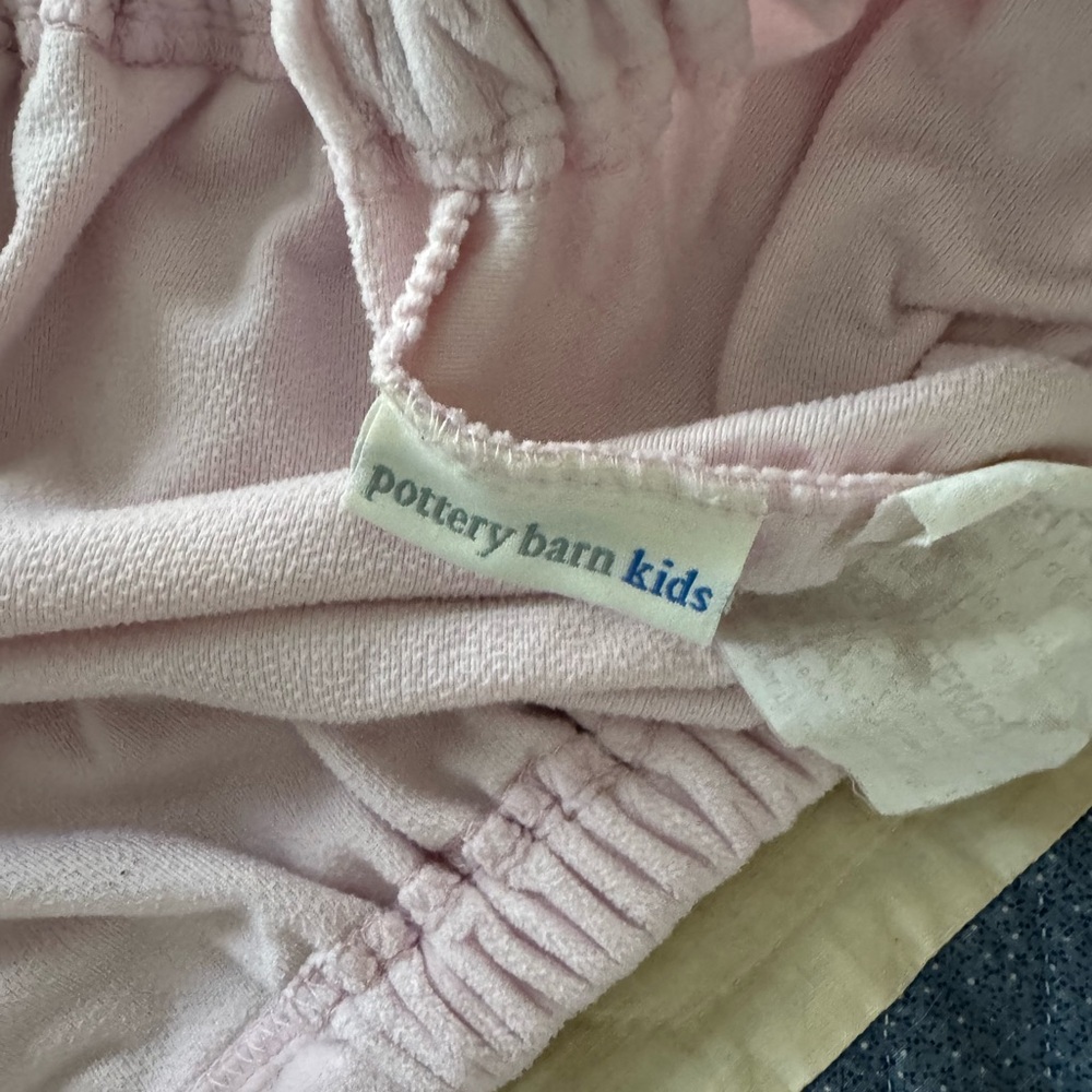 Pottery Barn Kids Soft Pink Throw